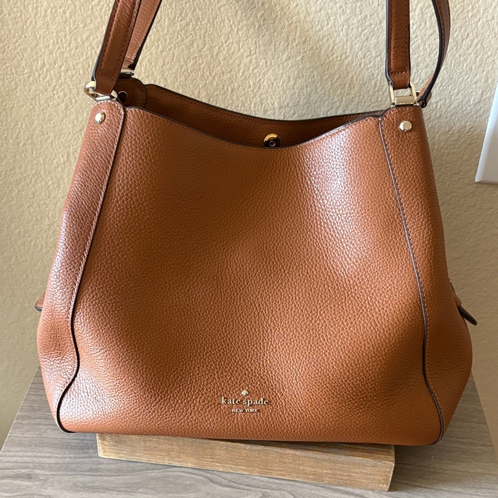 Kate Spade Tan Leather Shoulder Bag